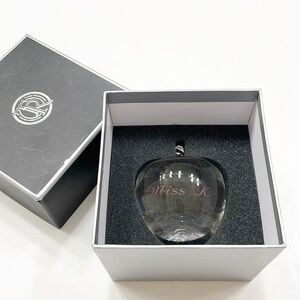 Things Remembered Miss K apple paperweight